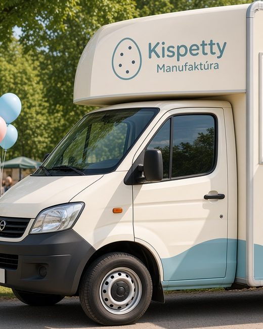A Kispetty food truck látványterve